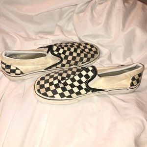Black And White Checkered Vans